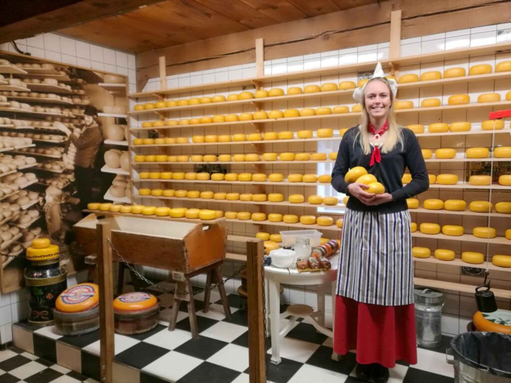 Cheesefarm Catharinahoeve in Zaanse Schans, The Netherlands. Ams Cheesefarm Catharinahoeve in Zaanse Schans, The Netherlands. Amsterdam to Zaanse Schans.