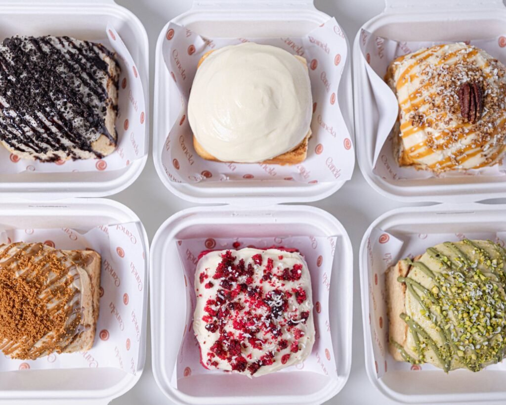 Cinnamon Buns at Canela in Amsterdam. Best Bakeries in Amsterdam.