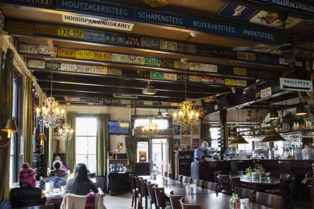 Grand Café Fanfare in Giethoorn, The Netherlands. Amsterdam to Giethoorn.