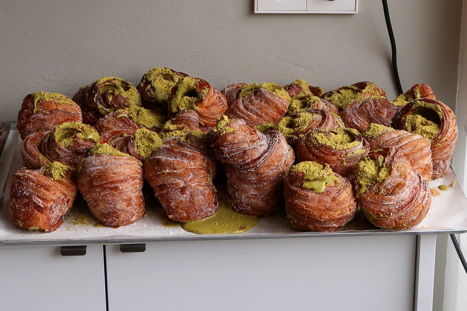saint-jean / amsterdam / pistachio cruffin / pistachio cruffins