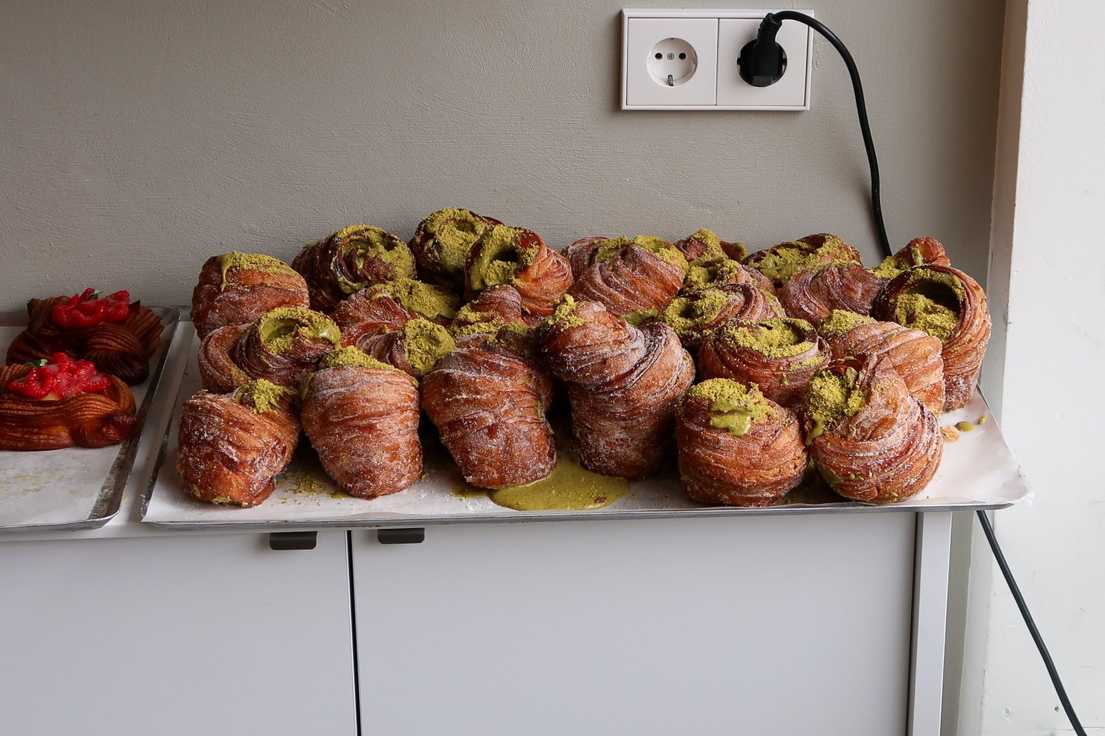 saint-jean / amsterdam / pistachio cruffin / pistachio cruffins