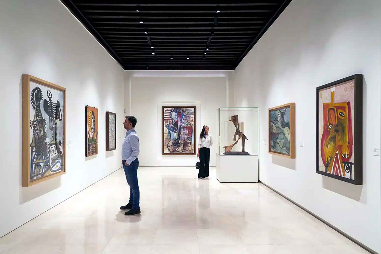 Inside Museo Picasso Málaga, Spain - Yati Travel Inside Museo Picasso Málaga, Spain showcasing Picasso's artworks. Best Things to Do in Málaga.